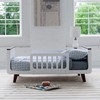 Little Partner New MOD Toddler Bed(White-Espresso)