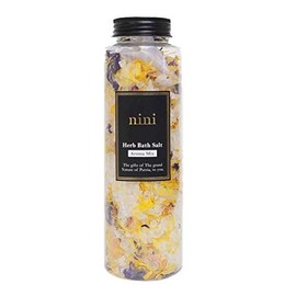 Nini Persian Beauty Herb Bath Salt Body Care | Organic Bath Salt, Made with 100% Natural Salt, Oil, and Flowers | No Preservatives & Preservatives Free (Aroma Mix)