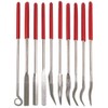 Yakamoz 10 Pcs Assorted Mini Diamond File Set Flat Needle