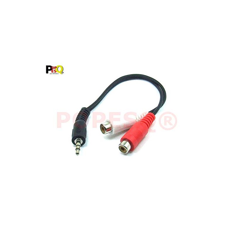POPESQ® #A3419 Jack Adaptor 3.5 mm Jack Stereo - 2