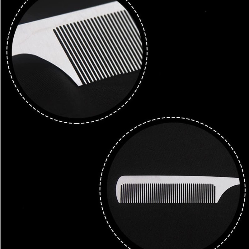 Itisyou Hair Comb, Stainless Steel Comb, Comb, Men's, Metal, Beauty