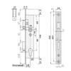 Tubular Frame Lock 1004 Cuff 24 x 245 mm Galvanised