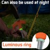 CWENDANER Pack of 12 Rotating Tent Pegs with Thread, 20