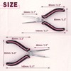 LEONTOOL 2 Piece Tip Leads Pliers, Tapered Pliers, Set of