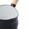 DEAN & DELUCA Enameled Milk Pan, Black
