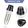 Tondiamo 18 Pieces Brake Bleeder Caps Rubber Caliper Nipple Caps