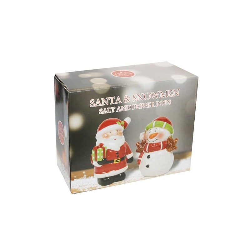 Christmas Salt and Pepper Set Novelty Cruet Set - Santa