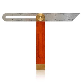 Lotsdonxia Adjustable T-Bevel Gauge with Stainless Steel Blade & Dual Scales, Precision Angle Measurement Tool for Carpenters, Architects, DIY Projects