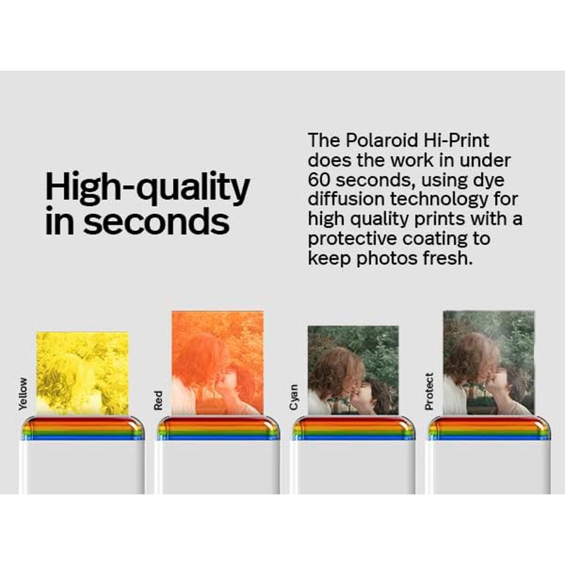 Polaroid Hi Print 2x3 Paper Cartridge, Peel and Stick, 3