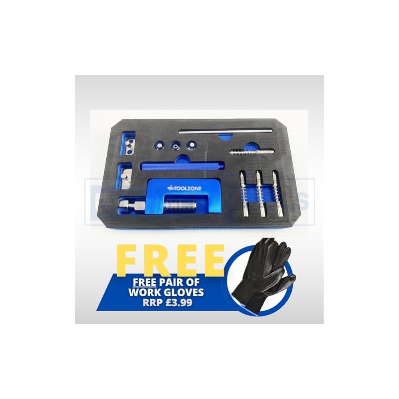 Chain Breaker & Riveting Tool with Gloves Universal Splitter Set