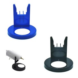 RecDec 2 Pack Hot Glue Gun Holder Stand Organizer with Non-Stick Pad Universal Handy Table Top Support Storage Base for Mini Hot Melt Glue Guns Kit Crafts DIY Arts Home Quick Repairs