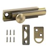 Unlorspy 2 Inch Solid Brass Surface Bolt, Brass Slide Bolt