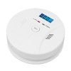 Monoxide Detector Easy Mounting Test Hush Button Dual Sensors Battery