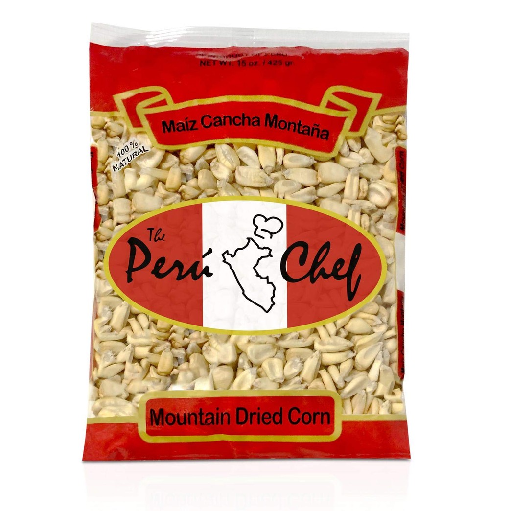 PeruChef Maiz Cancha Montaña / Peruvian Mountain Dried Corn 15oz