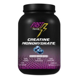 Creatina Monohidratada Fast Protein 1kg Sabor Mora Azul Libre de Gluten                                                                               