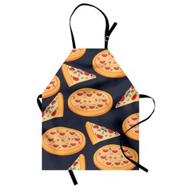 ABAKUHAUS Adjustable Cooking Apron, Dark Peach Anthracite