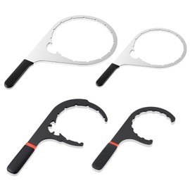 Lanties 4 Pcs Fuel Filter Wrench 4.6'' & 5'' & 6'' & 8'' Black