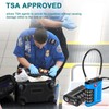 ZHEGE TSA Lock, Suitcase Locks Combination, White Code Luggage Locks