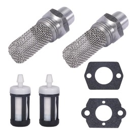 Mikatesi 2 Pack Stub Spark Arrestor for Stihl Blower BG85 BG86 BG55 BG56 BR200 SH85 SH86 SH55 SH56 4229-140-6905 with Fuel Filter Gasket Kit