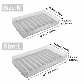 Aventik Deep Clear Fly Fishing Box Magnetic Closure, Fly Tackle Organizer