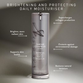 Sarah Chapman Skinesis Dynamic Defence Concentrate Moisturiser SPF 15 - Anti Ageing Intensive Face Moisturiser - 40ml Day Cream for Brighter and More Radiant Skin