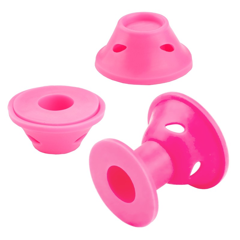 JANYUN 40 Pcs Pink Magic Hair Rollers Include 20pcs Large
