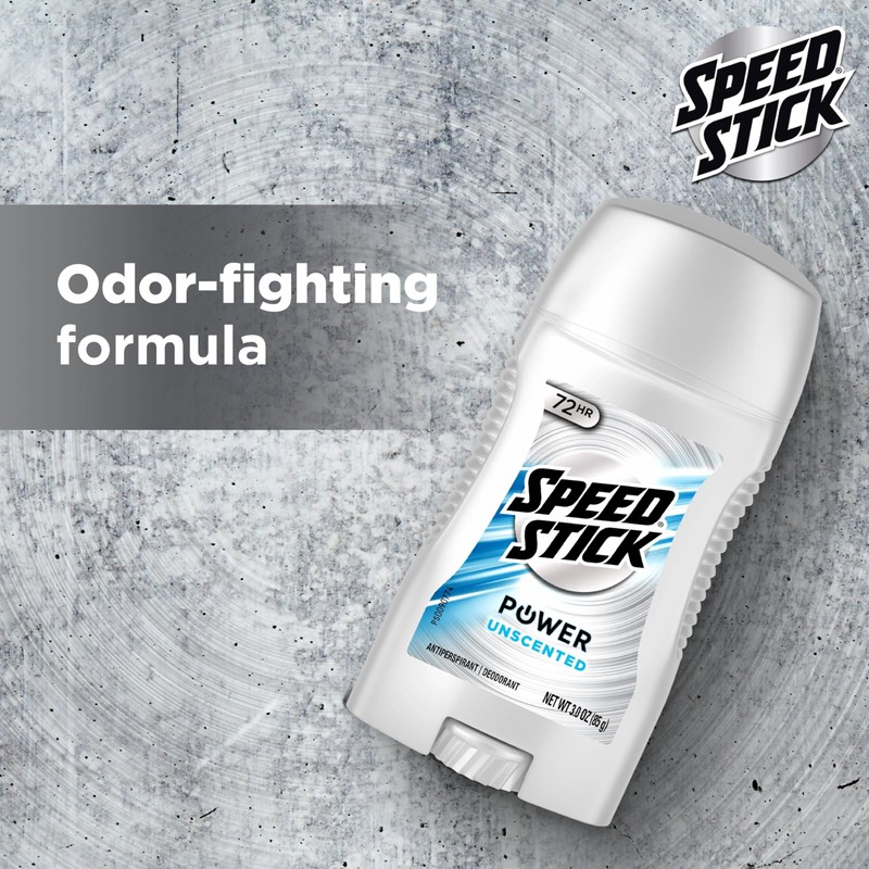 Speed Stick Power Antiperspirant Deodorant for Men, 72 HR Sweat