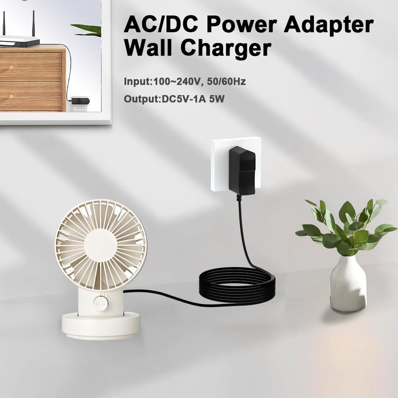 5V 1A AC Adapter 5W AC/DC Charger AC 100V-240V Wall