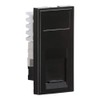 Knightsbridge NETCAT6BK RJ45 Outlet Module 25 mm x 50 mm