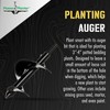 Power Planter Bulb Auger & Bedding Plant Tool - 3"x7"