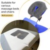 SINLAND Microfiber Reusable Face Cradle Covers, Grey, 5 Pack