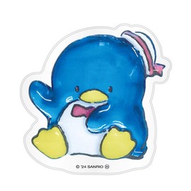 K Company Sanrio Characters Plump Sticker Tuxedo Sam SAC-PUS-TX H 2.3 x W 2.1 x D 0.3 inches (5.8 x 5.4 x 0.9 cm)