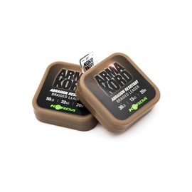 Korda Arma-Kord 30lb 20m - Abrasion-Resistant Braided Leader, Strong Shock & Snag Leader, Low-Visibility Brown, Durable Carp Fishing Line