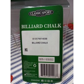 EastPointSports BILLIARD CHALK Classic Sport 6-PK Pre-Hollowed to Fit Cue Tips INCREASE CONTROL