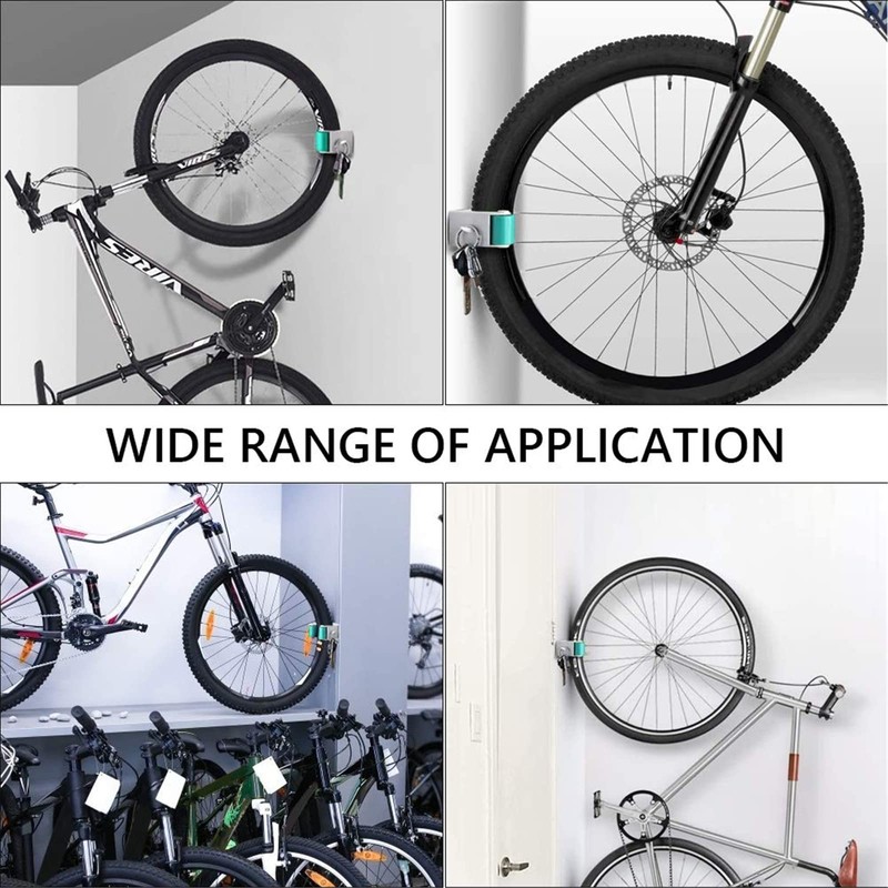 WANGCL 2PCS Mountain Bike Parking Buckle Bike Wall Mounts Suitable