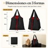 Bolsa de la Compra Reutilizable Plegable, Resistente Bolsa de Comestibles
