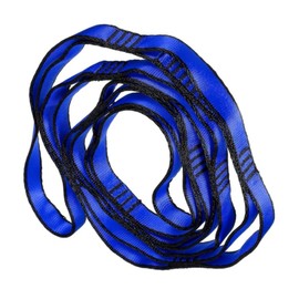 GYWHOOFT Adjustable Daisy Chain Strap Yoga Extended Belt Nylon Strong Climbing Strap Strap for Home Workout Exercise Pilates Gymnastics (Blue x1.5M)