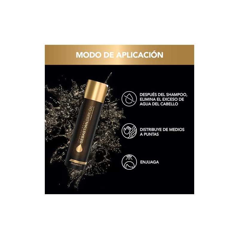 Sebastian Professional Dark Oil Acondicionador Brillo y Suavidad 250ml