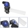 JIAYAN 7/8" Motorcycle Visual Twist Throttle Grip Kit with Transparent