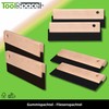 ToolSpace Set of 2 Rubber Spatulas, 200 mm, Tile Spatula,