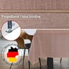 Fabric Tablecloth, Textile Table Linen, Cotton Polyester, Washable, Plain Ornamental
