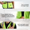 SRsafety High Visibility Vest, Security Vest with 9 Pockets,Mesh Safety
