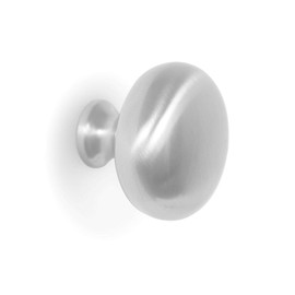 BIRDROCK HOME Simple Modern Cabinet Knobs - Brushed Nickel - 10 Pack - Kitchen Cupboard Furniture Cabinet Hardware Drawer Dresser Pull - 1.5 Inch Diameter