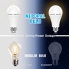Neporal LITE Emergency Rechargeable Light Bulbs A19, Light Up to