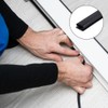 40 Feet D-Shape Weather Stripping Seal Strip for Doors/Windows, Adhesive