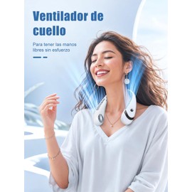 Ventilador de Cuello，Ventilador portátil de cuello