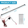 Ongfuwu Under Hood LED Light Kit, 12V Waterproof Car Under