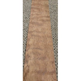 Bubinga Waterfall Kewazinga Wood Veneer 3.5" x 18" raw no Backing 1/42" Thick