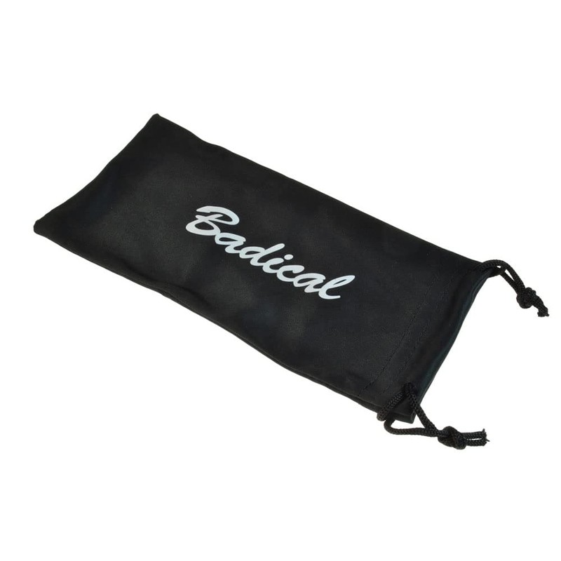 Badical 3002BK Fit-Over Sun Glasses OTG Super Dark Black Smoke