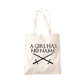 A Girl Has No Name Tote Bag - natural One Size